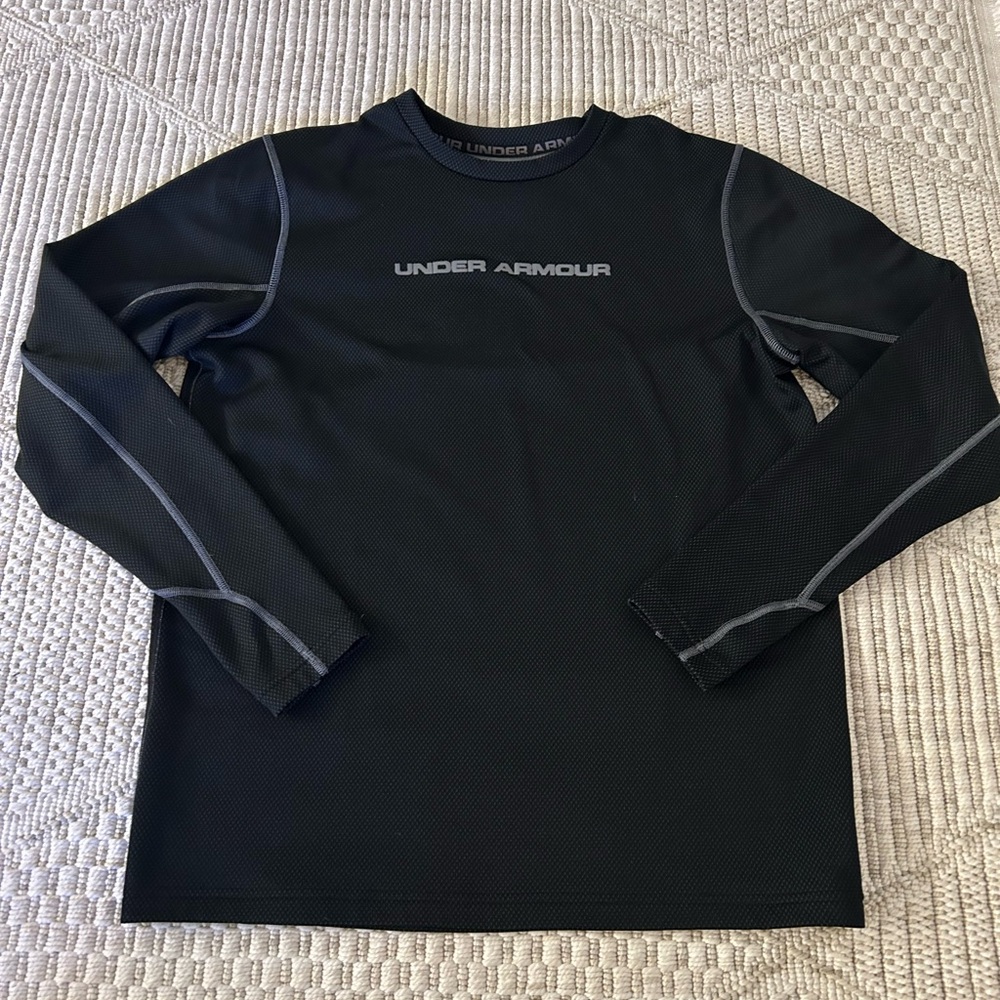 Under Armour Men's Black Long Sleeve Thermal